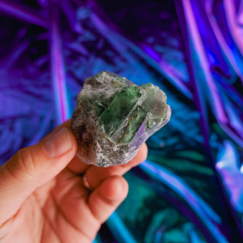 Green Fluorite Cluster