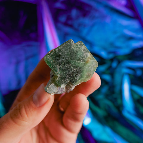 Green Fluorite Cluster