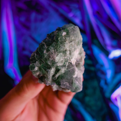 Green Fluorite Cluster