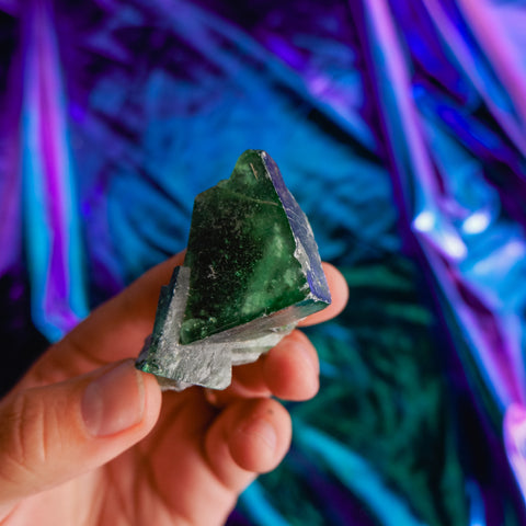 Green Fluorite Cluster