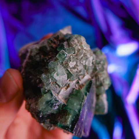 Green Fluorite Cluster