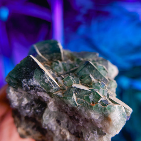 Green Fluorite Cluster