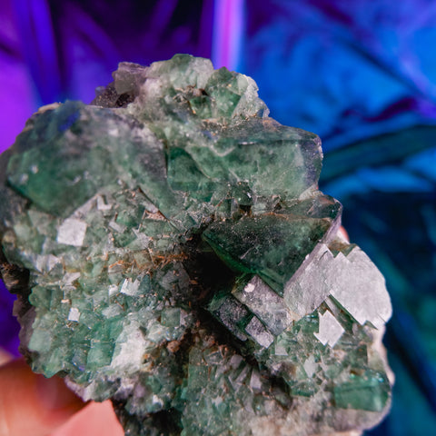 Green Fluorite Cluster