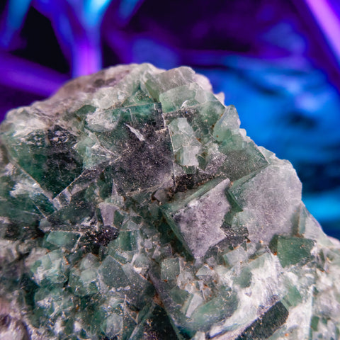 Green Fluorite Cluster