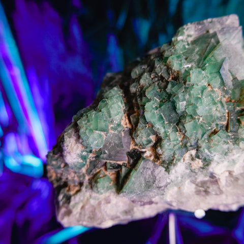 Green Fluorite Cluster