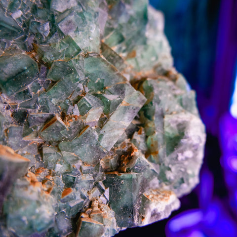 Green Fluorite Cluster