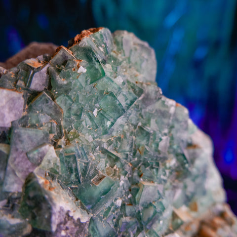 Green Fluorite Cluster