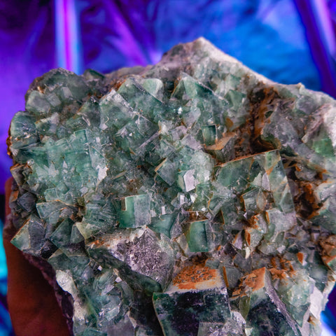 Green Fluorite Cluster