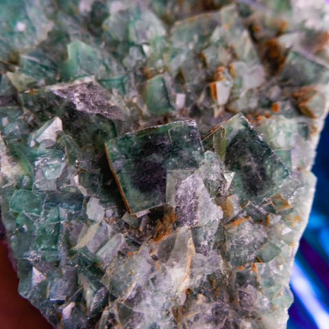 Green Fluorite Cluster