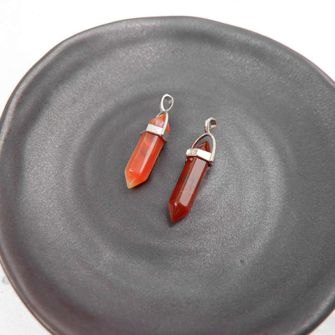 Carnelian Pillar Pendant