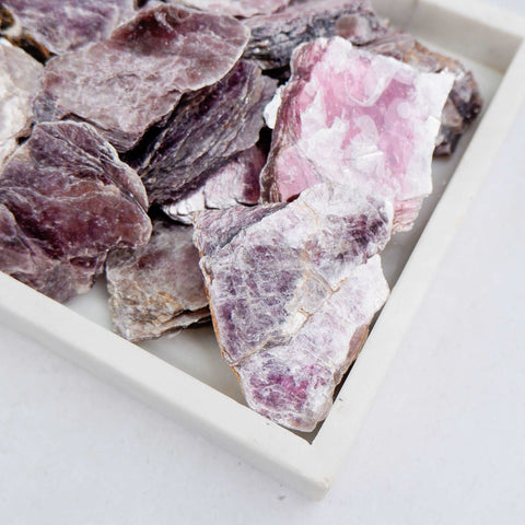 Lepidolite Slab - Crystal & Stone