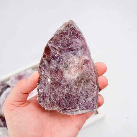 Lepidolite Slab - Crystal & Stone