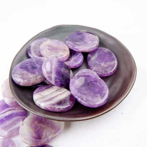 Amethyst Worry Stone - Crystal & Stone