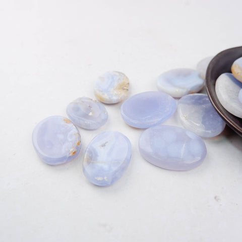 Blue Lace Agate Worry Stone