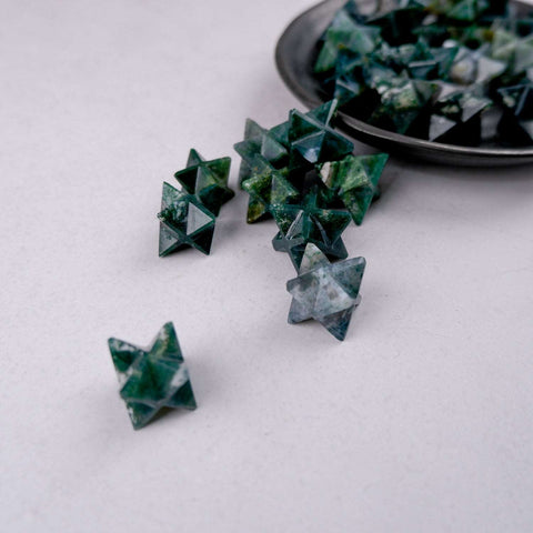 Moss Agate Star