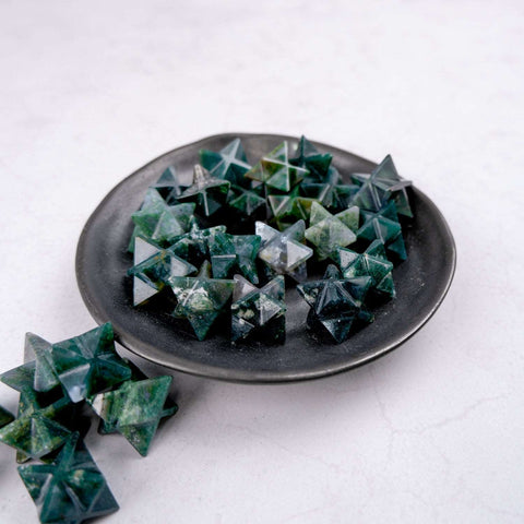 Moss Agate Star