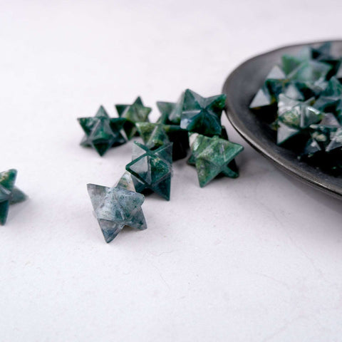 Moss Agate Star