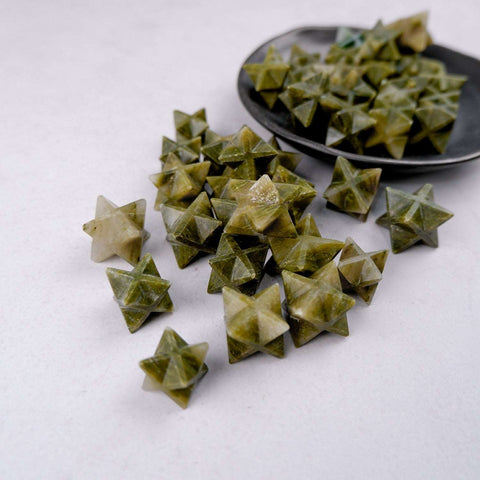 Green Jasper Star