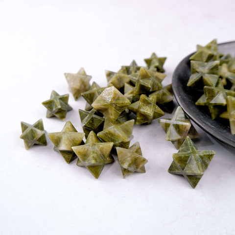 Green Jasper Star