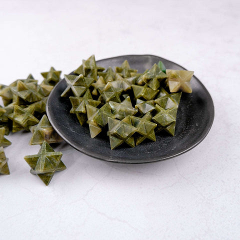 Green Jasper Star