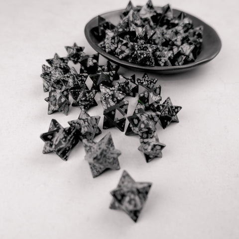 Snowflake Obsidian Star