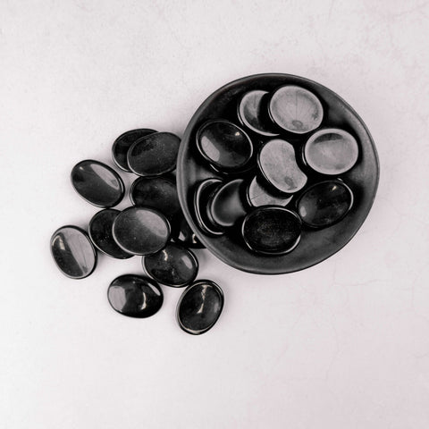 Black Jasper Worry Stone