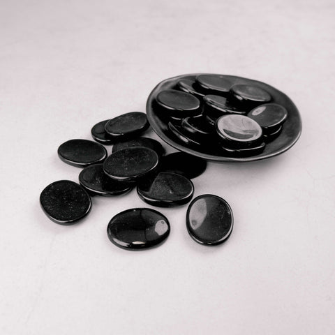 Black Jasper Worry Stone