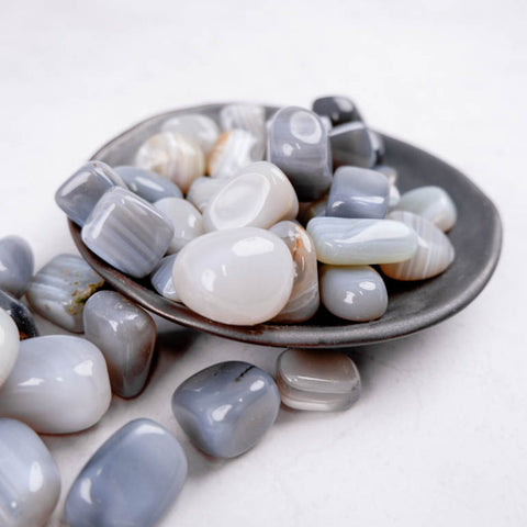 Grey Banded Agate