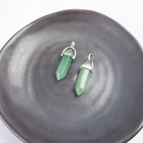 Green Aventurine Pillar Pendant