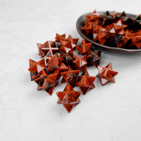 Mahogany Obsidian Star