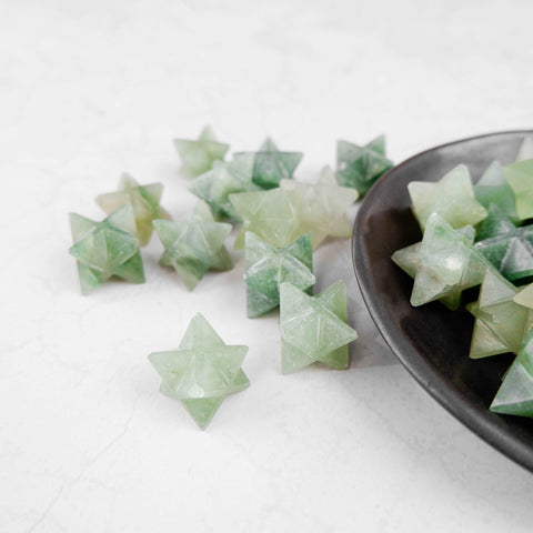 Green Aventurine Star