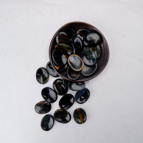 Blue Tigers Eye Worry Stone