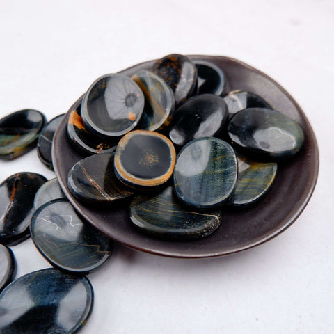 Blue Tigers Eye Worry Stone