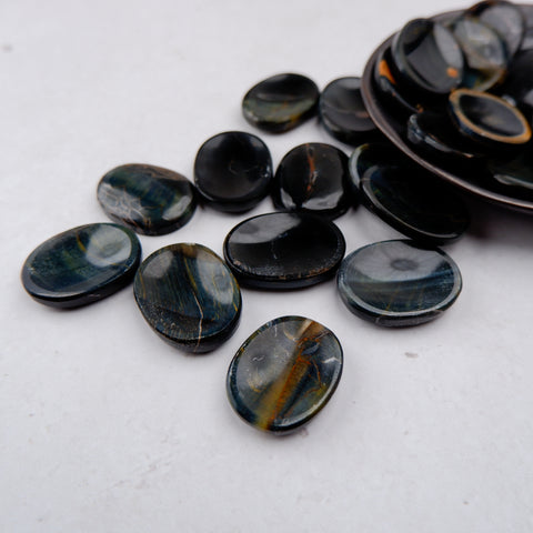 Blue Tigers Eye Worry Stone