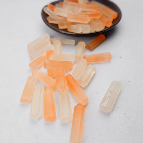 Orange Selenite Gridding Point