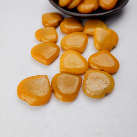 Yellow Aventurine Heart