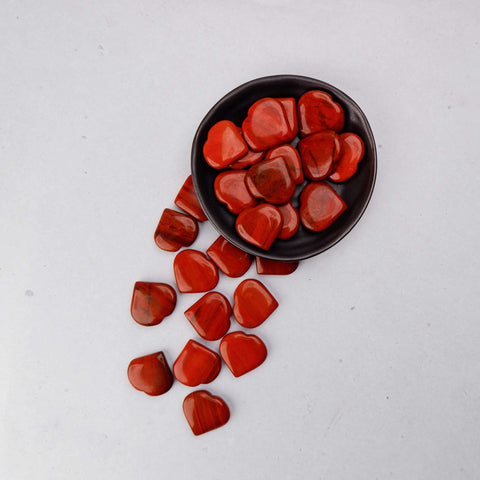 Red Jasper Heart