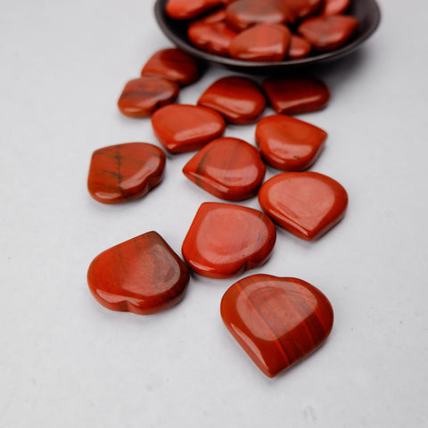 Red Jasper Heart