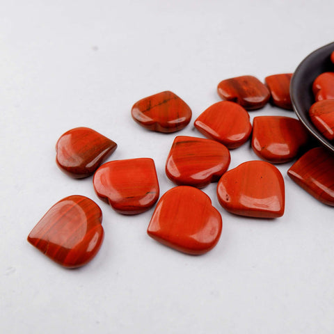 Red Jasper Heart