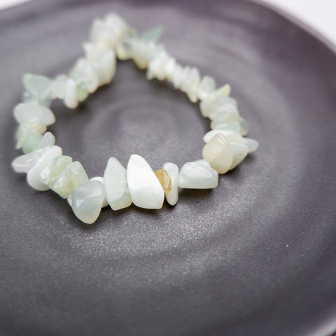 New Jade (Serpentine) Chip Bracelet