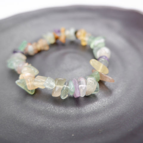 Fluorite Chip Bracelet