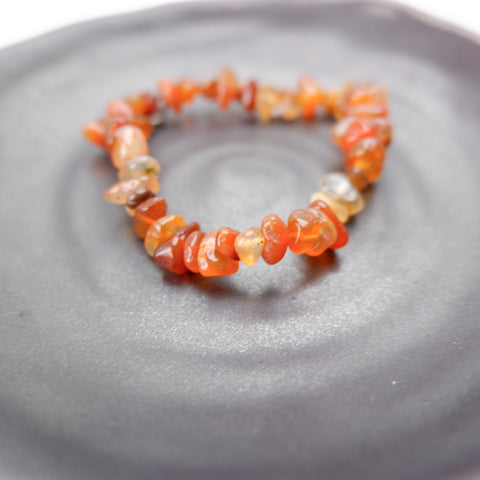 Carnelian Chip Bracelet