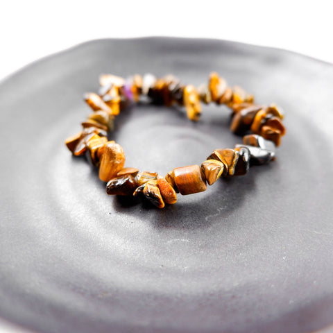 Tigers Eye Chip Bracelet