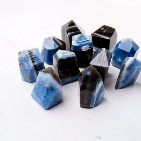 Blue & Black Onyx Geolith