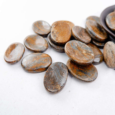 Bronzite Worry Stone - Crystal & Stone