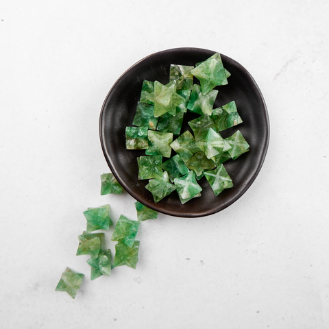 Green Fluorite Star