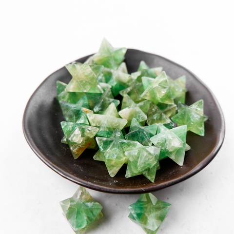 Green Fluorite Star