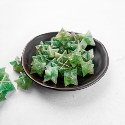 Green Fluorite Star