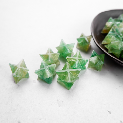 Green Fluorite Star