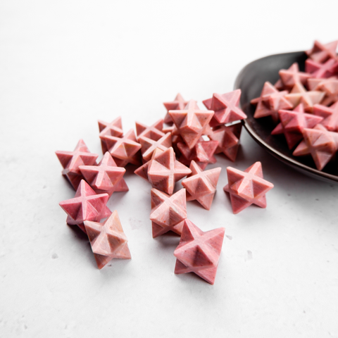 Pink Petrified Wood Star